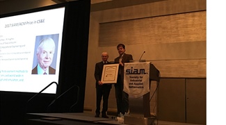 Thomas J. R. Hughes Receives the SIAM/ACM Prize in CS&E