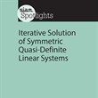 Iterative Solution of Symmetric Quasi-Definite Linear Systems