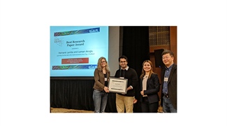 Best Paper Research Award at the SIAM International Conference on Data Mining